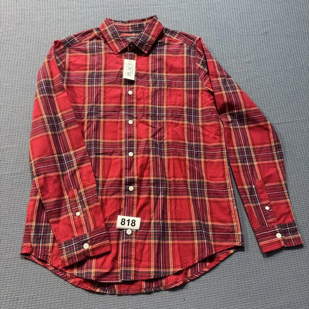 The Children's Place Dad Matching Short Sleeve Shirt Boy's‎ Sz XXL Bland New